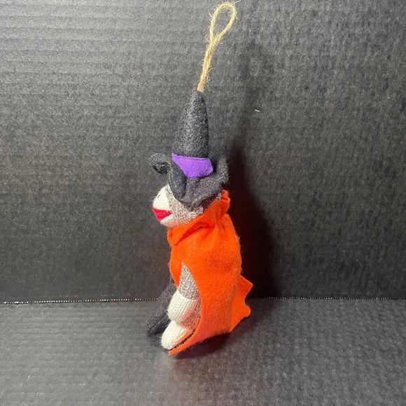 Seasons of Cannon Falls Sock Monkey Witch Ornament NWOT EXCELLENT! - Picture 3 of 9